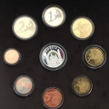 Súbor slovenských euromincí Košice 2013 proof like v dreve