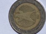 2€ Minca “A” Nemecko 2004 , vzácna chyboražba