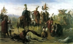 Stretnutie Ladislava IV. Kumánskeho s Rudolfom Habsburským (T. Mór)