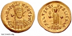 Lev II. na byzantskej minci
