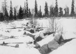 Fínska pechota v severnom Fínsku, 12. január 1940