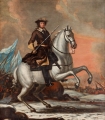 Karel XI. v bitvě u Lundu, obraz od Davida Klöckera Ehrenstrahla (1682)