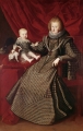 Ferdinand IV. ako dieťa a jeho matka Mária Anna