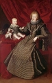 Ferdinand IV. jako dítě a jeho matka Marie Anna.